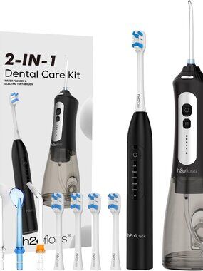 H2O FLOSS  2-IN-1 Sonic Electric Toothbrush and Water Flosser